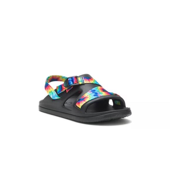 Chaco Kids‎ Chillos Tie Dye Straps Slingback Sport Sandals  Multicolor size 4 - Picture 1 of 10